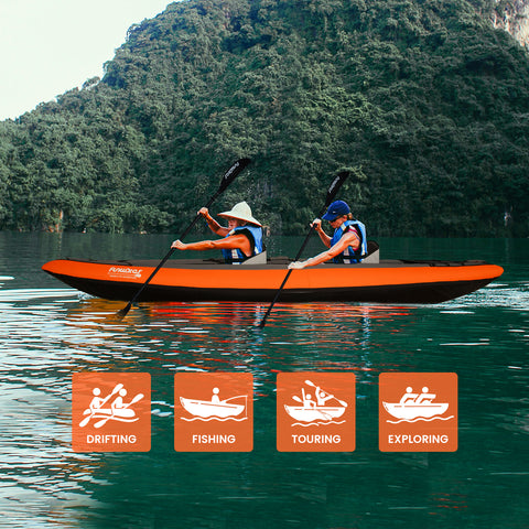 2 Person Inflatable Kayak Roamer 11'