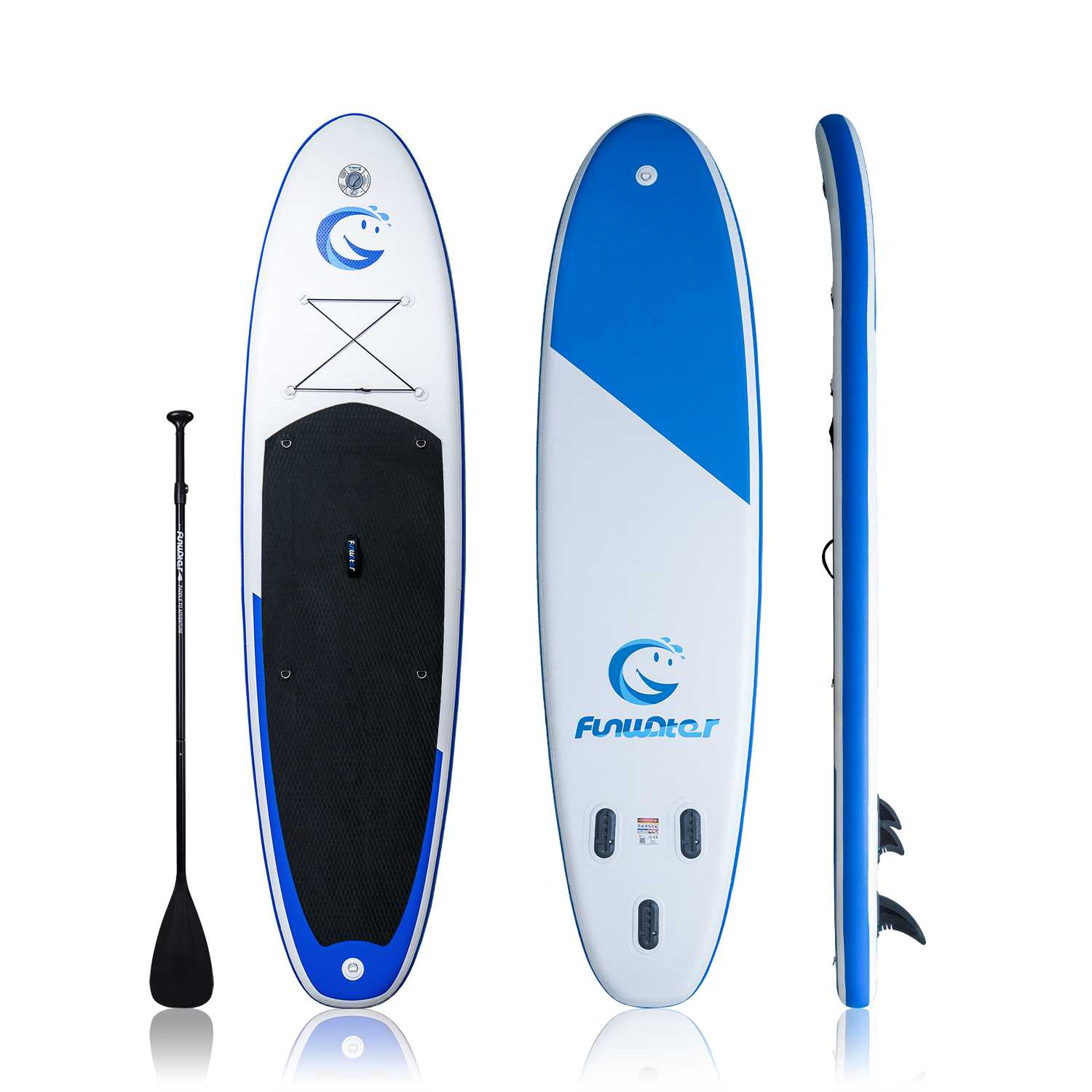 FunWater Paddle SUP – Stand Up Paddle regolabile 4 pezzi galleggiante in lega portatile 2 in 1 paddle leggero e galleggiante – durevole e ripiegabile – imbottitura efficiente, bianco FunWater Paddle SUP – Stand Up Paddle regolabile 4 pezzi galleggiante in lega portatile 2 in 1 paddle leggero e galleggiante – durevole e ripiegabile – imbottitura efficiente, bianco