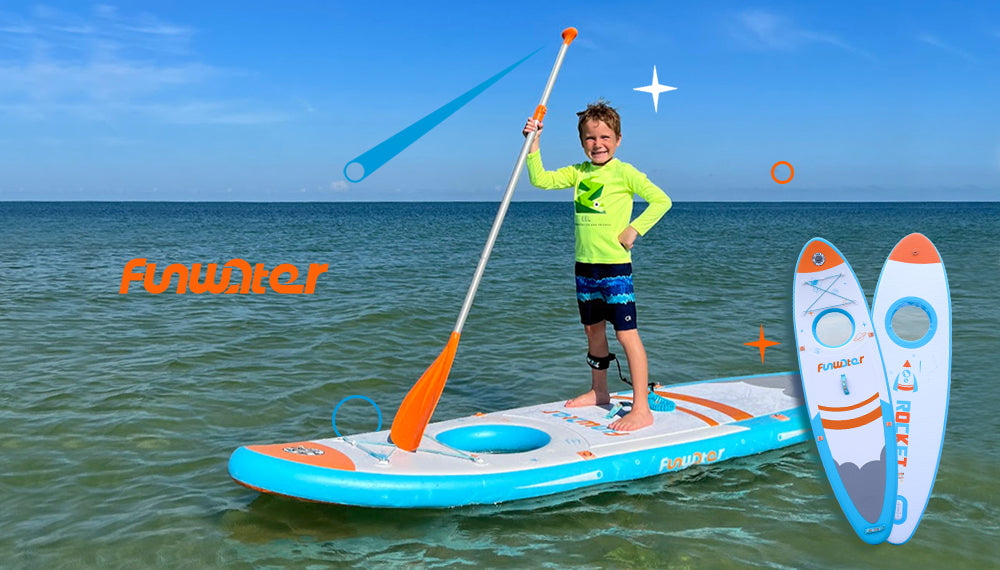 Funwater kids paddle board rocket 9'6"