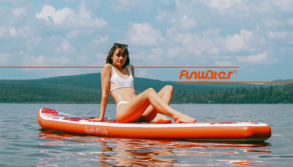 Funwater inflatable paddle board koi for paddle boarding