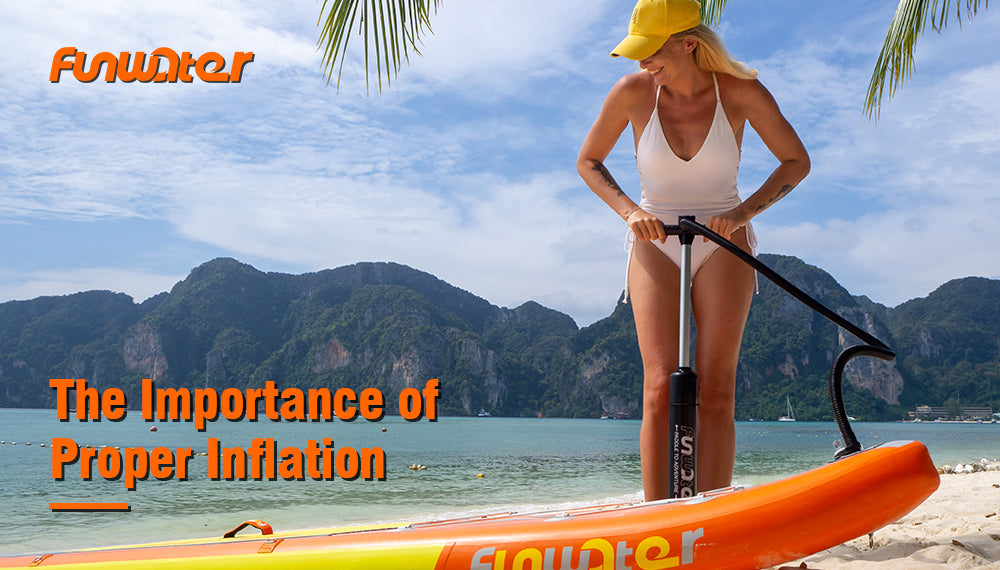 The inflatable paddle board needs to be inflate properly