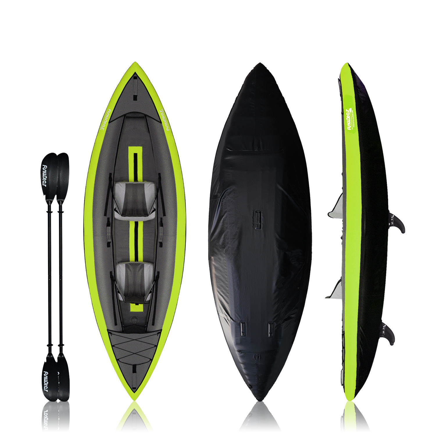 2 Person Inflatable Kayak Roamer 11'