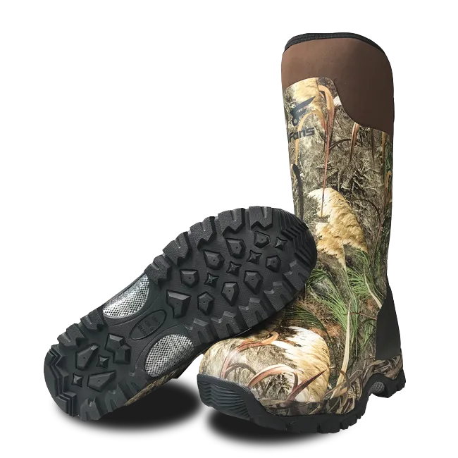 8 Fans Rubber Hunting Boots with 1000G Thinsulate