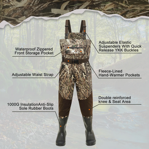 Breathable Hunting Waders for Men