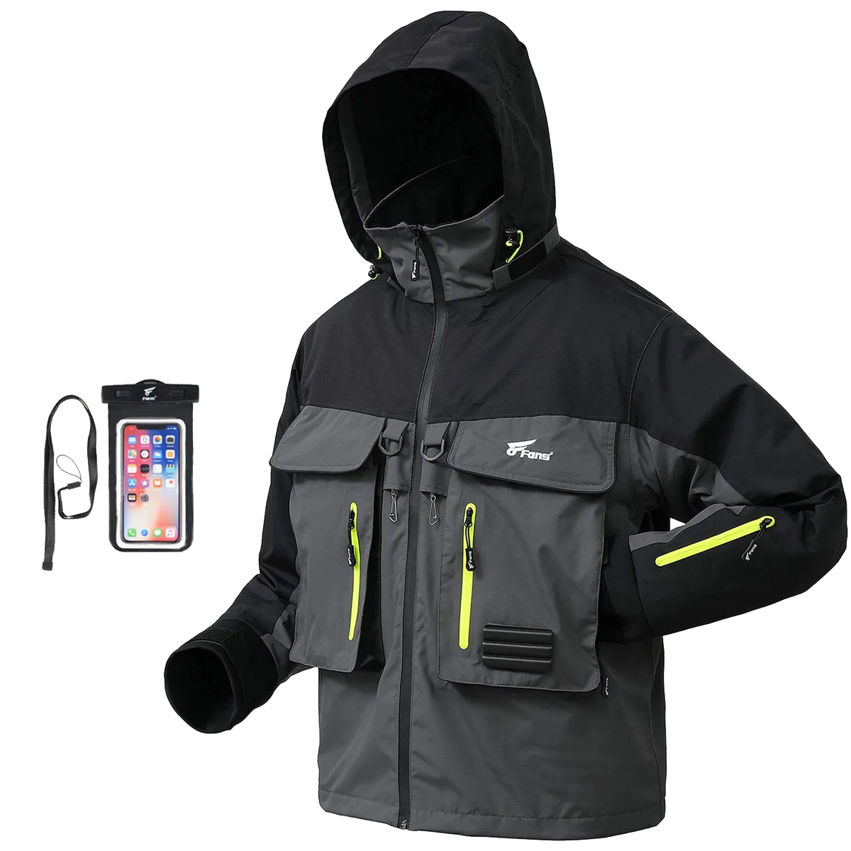 Breathable 2 Layers Fishing Jacket