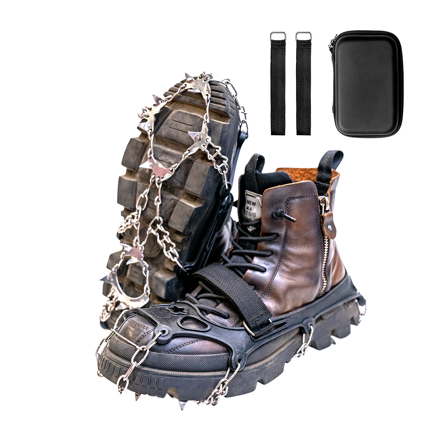 Crampons Shoes Ice Cleats Traction Snow Grips