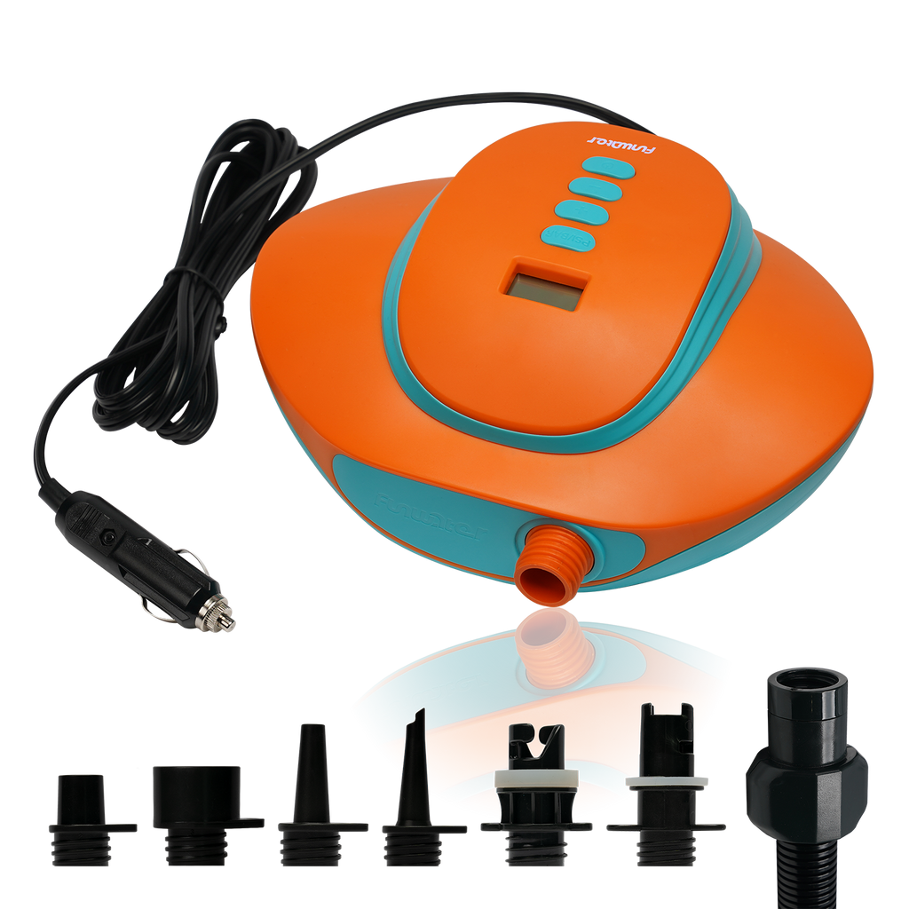 Funwater electric pump for paddle board cigarette lighter type