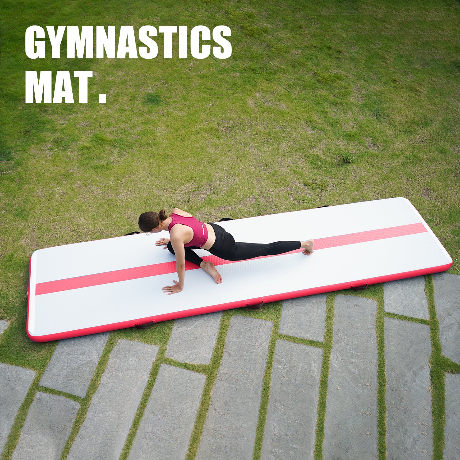 Inflatable Gymnastics Mat Pink