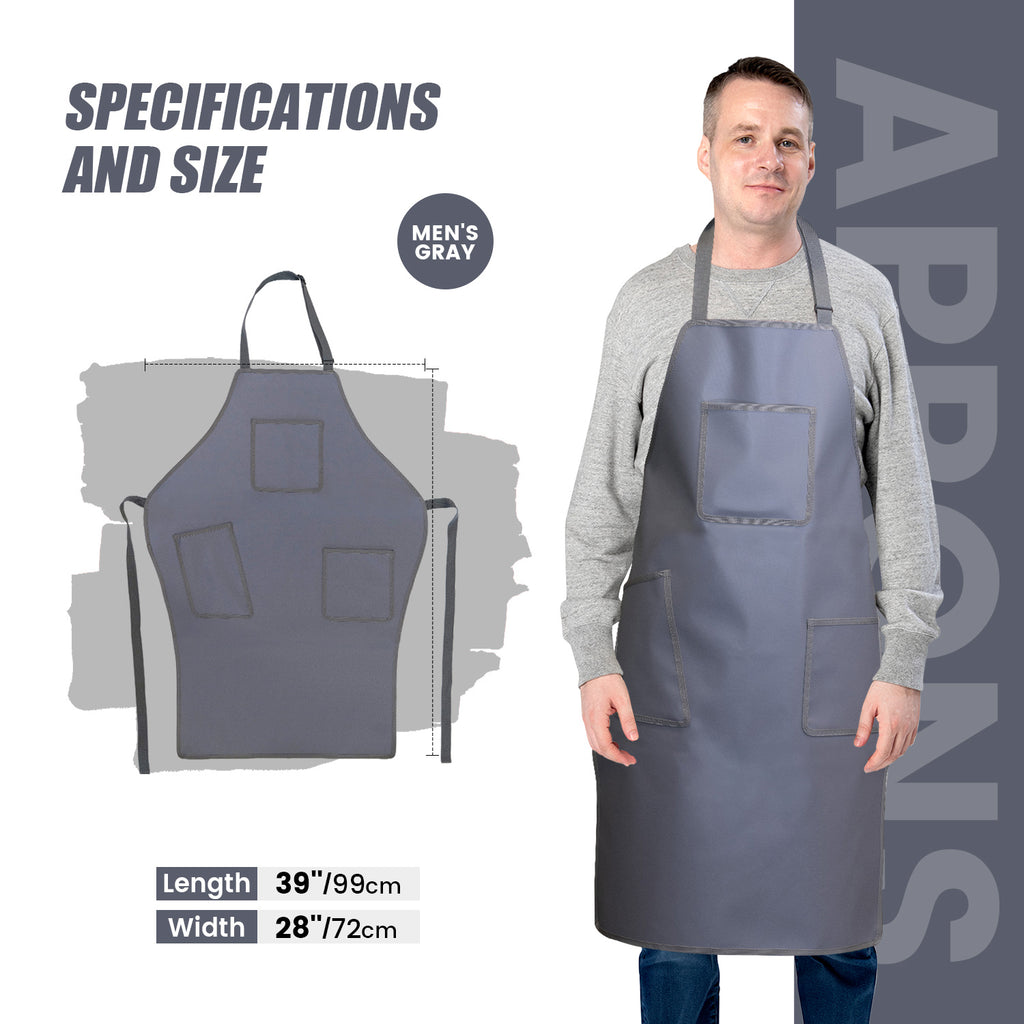 Funwater Waterproof Apron for Men and Women
