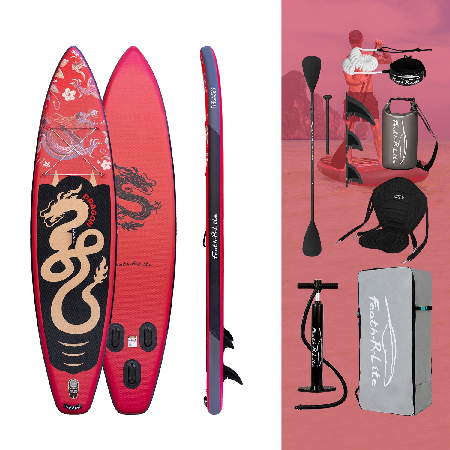 Wild Pulse 11'6" Inflatable Paddle Board – Fast, Fierce, Fun