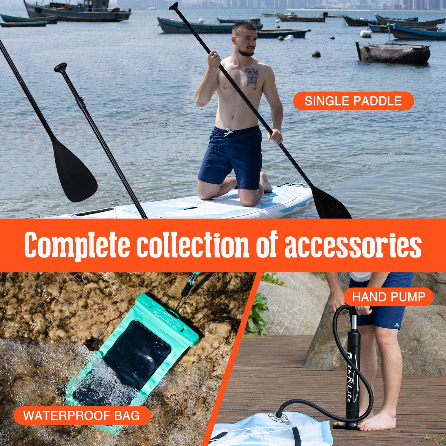 LionFire Touring Inflatable Paddle Board – Lightweight, Fast & Stable SUP