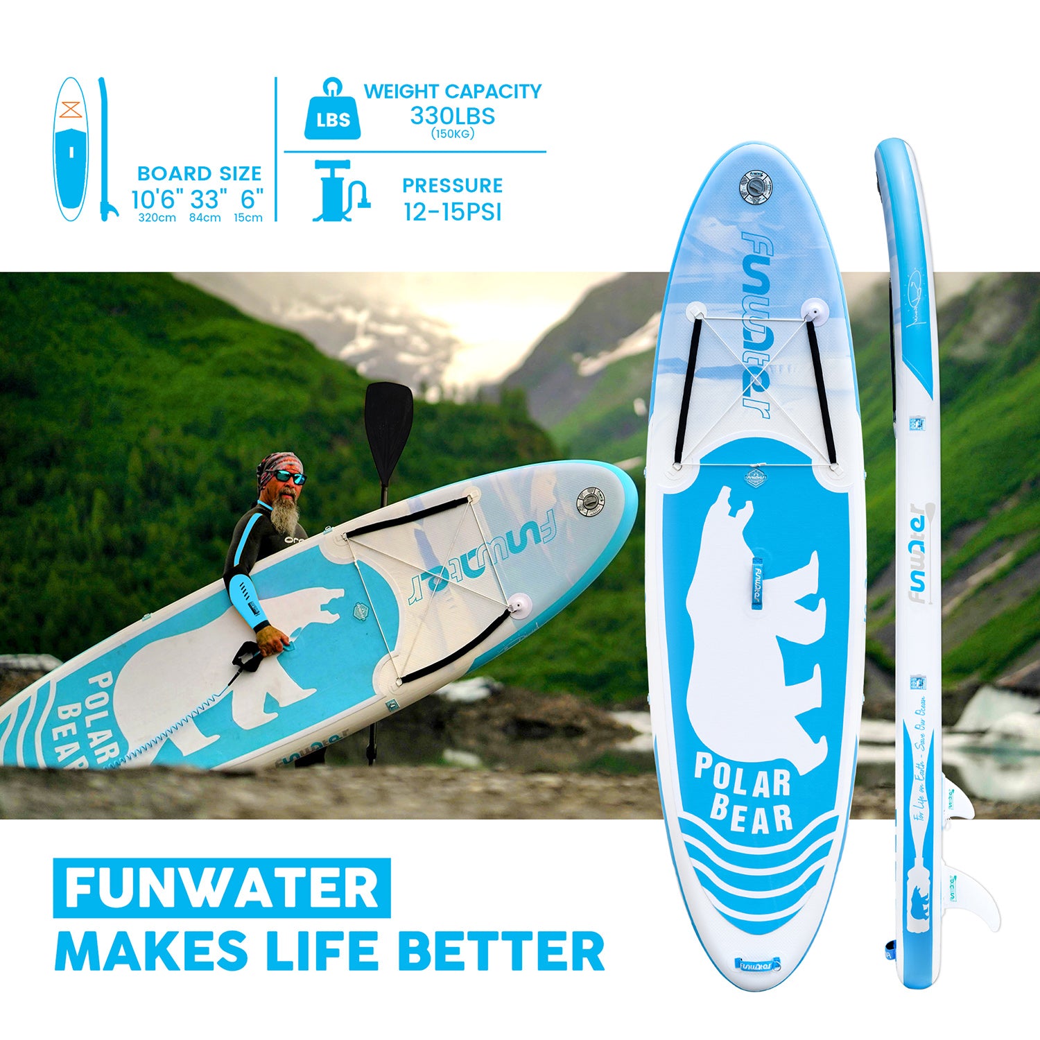 FUNWATER POLAR BEAR 10'6