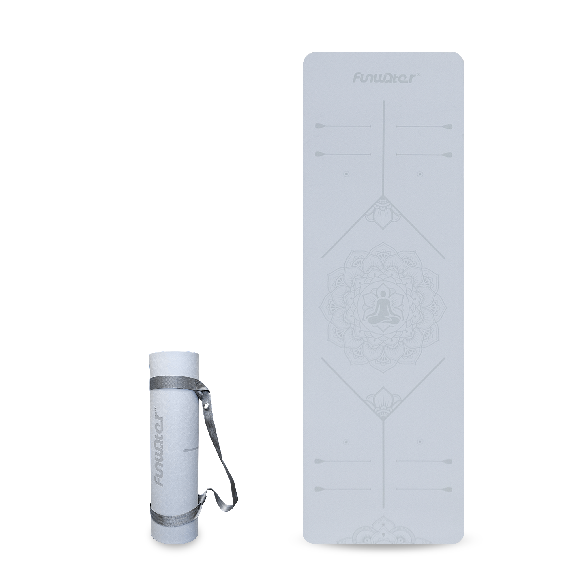 FUNWATER yoga mat can protect family members from injury during exercise.