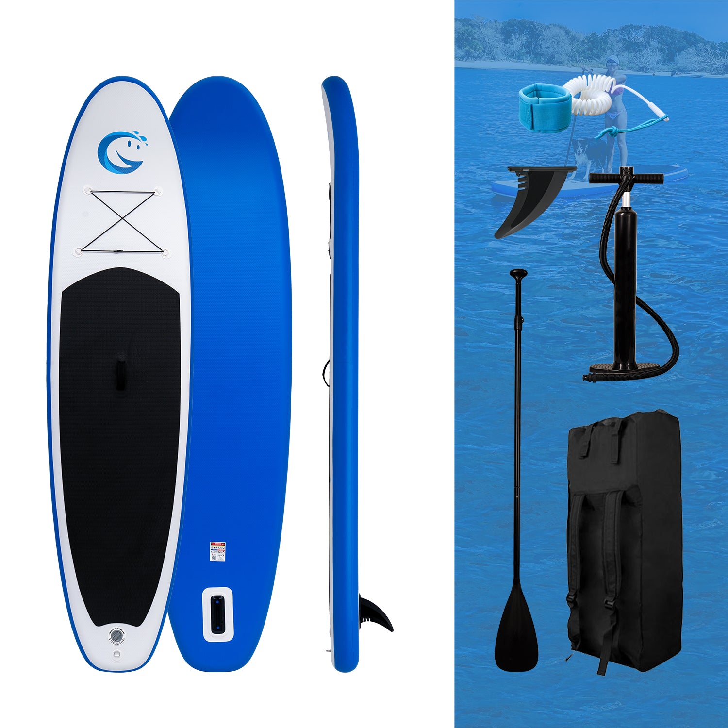 FUNWATER smiling face iSUP and accessories