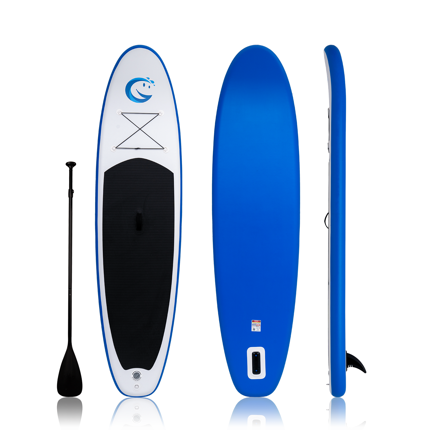 FUNWATER smiling face paddle board and a single paddle