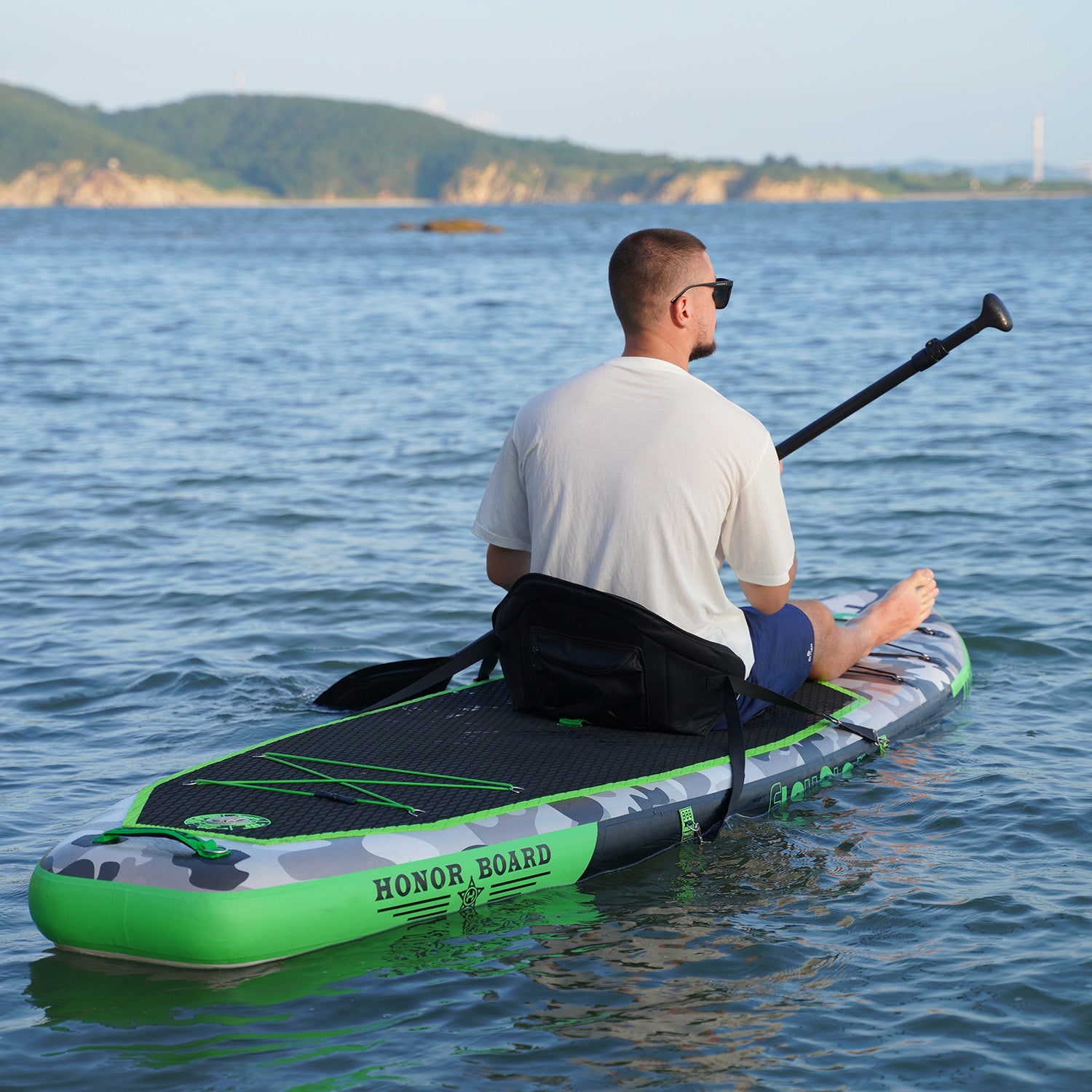 A man was carrying Funwater Honor 10'8