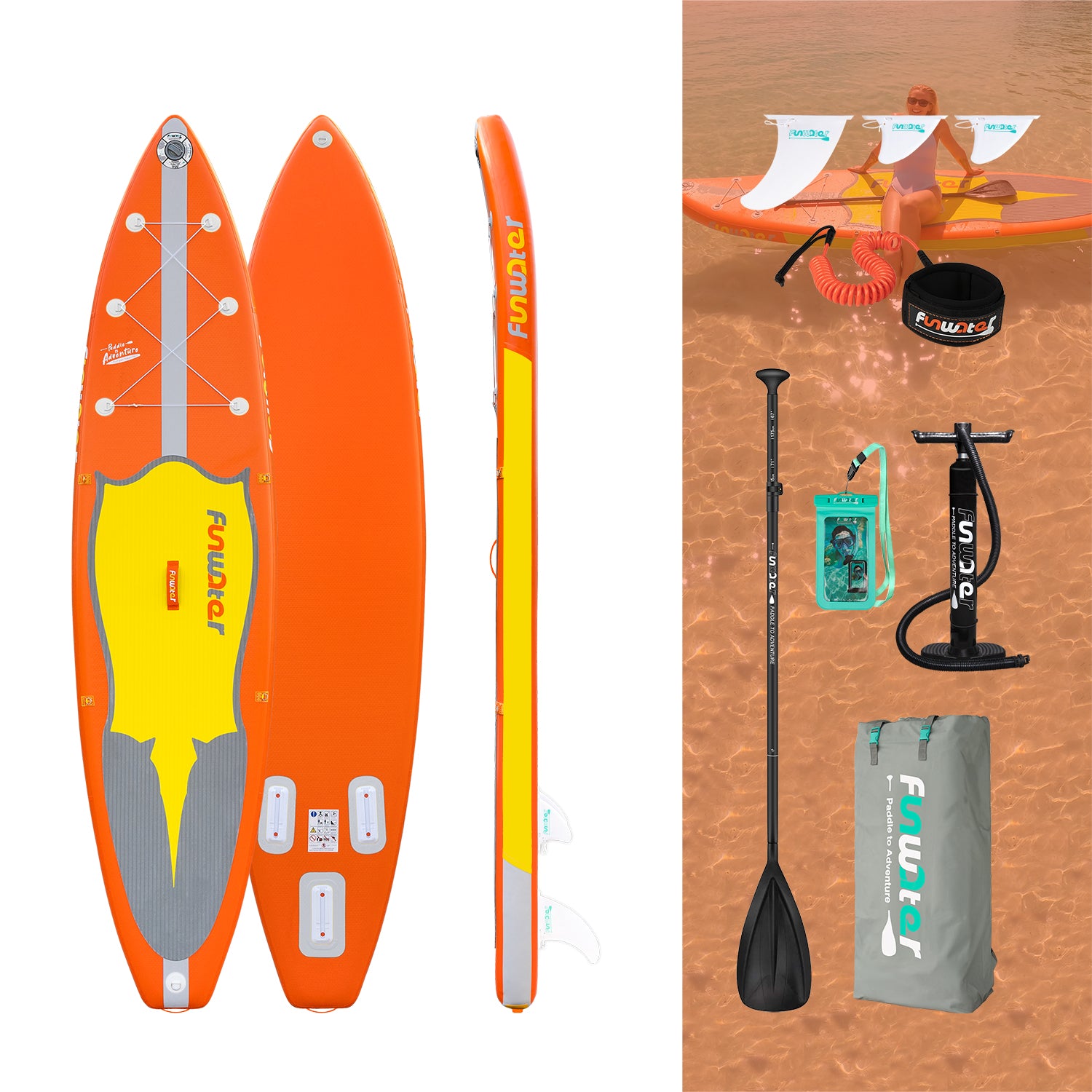 Manta Ray 11' Inflatable Paddle Board