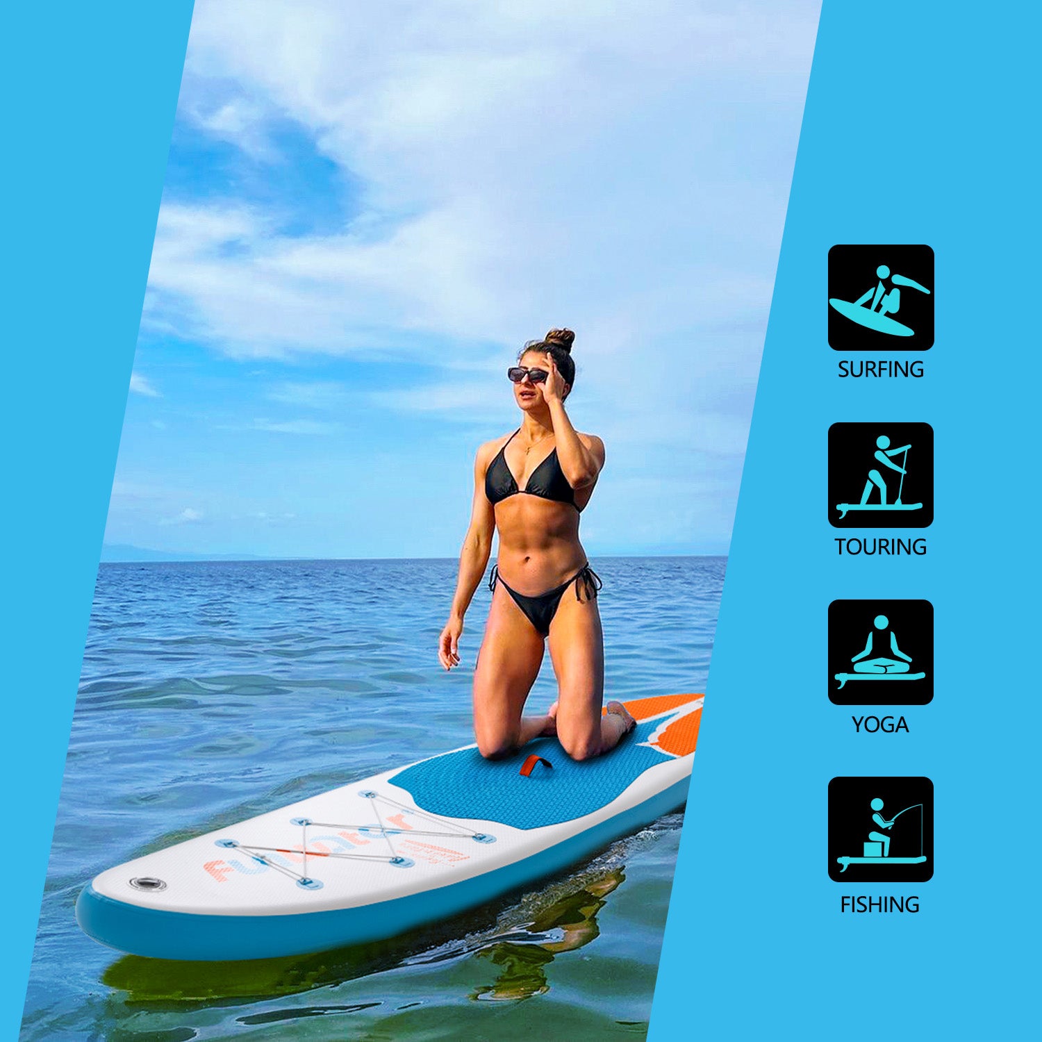 Manta Cruise 11' inflatable Stand Up Paddle Board for Summer