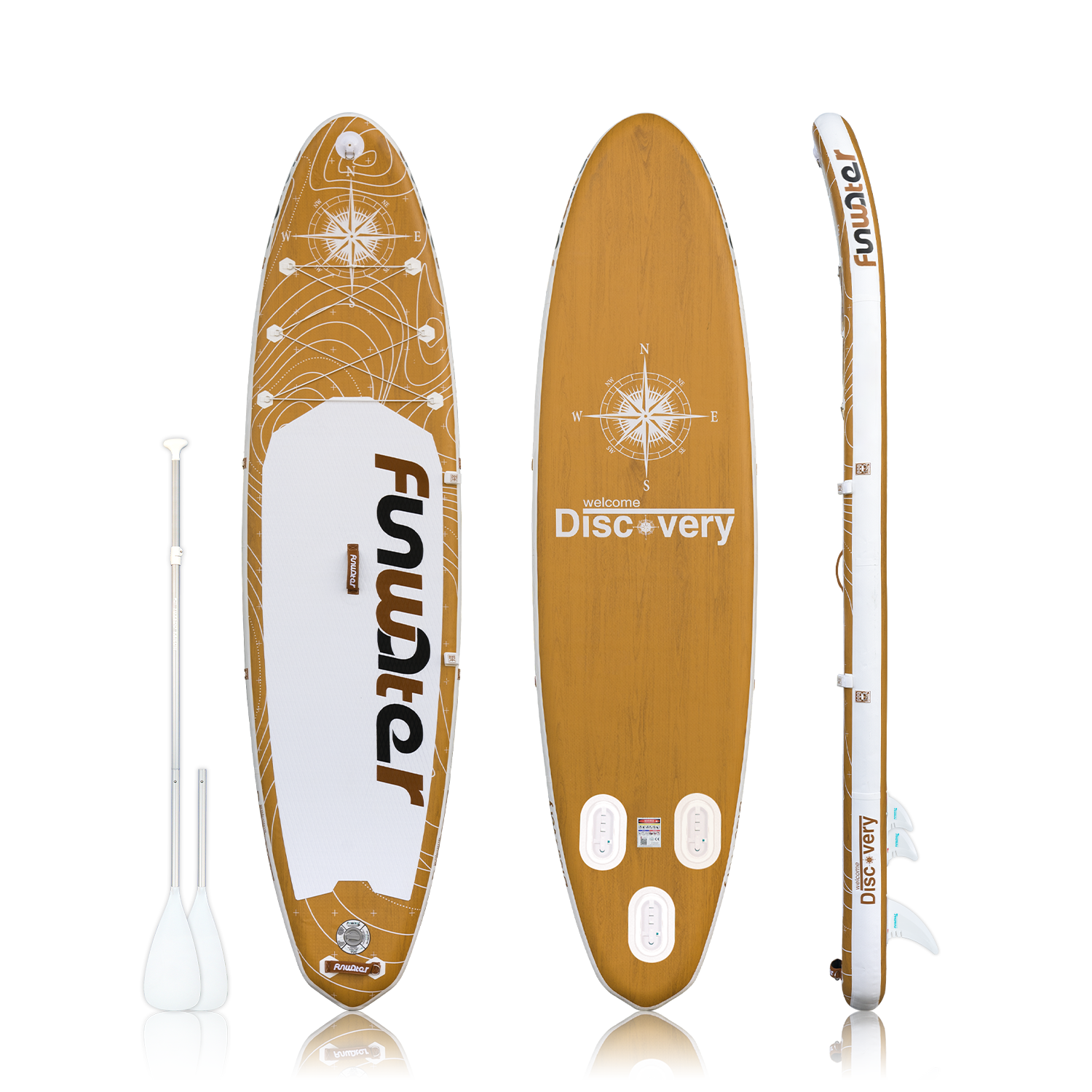 Funwater Discovery 11 ft inflatable stand up paddle board
