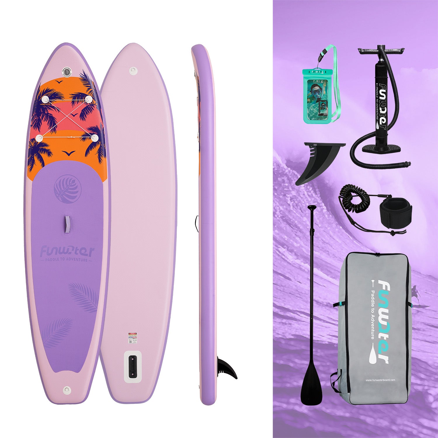 Island Explorer 11' Inflatable Paddle Board | SUP for All Skill Levels