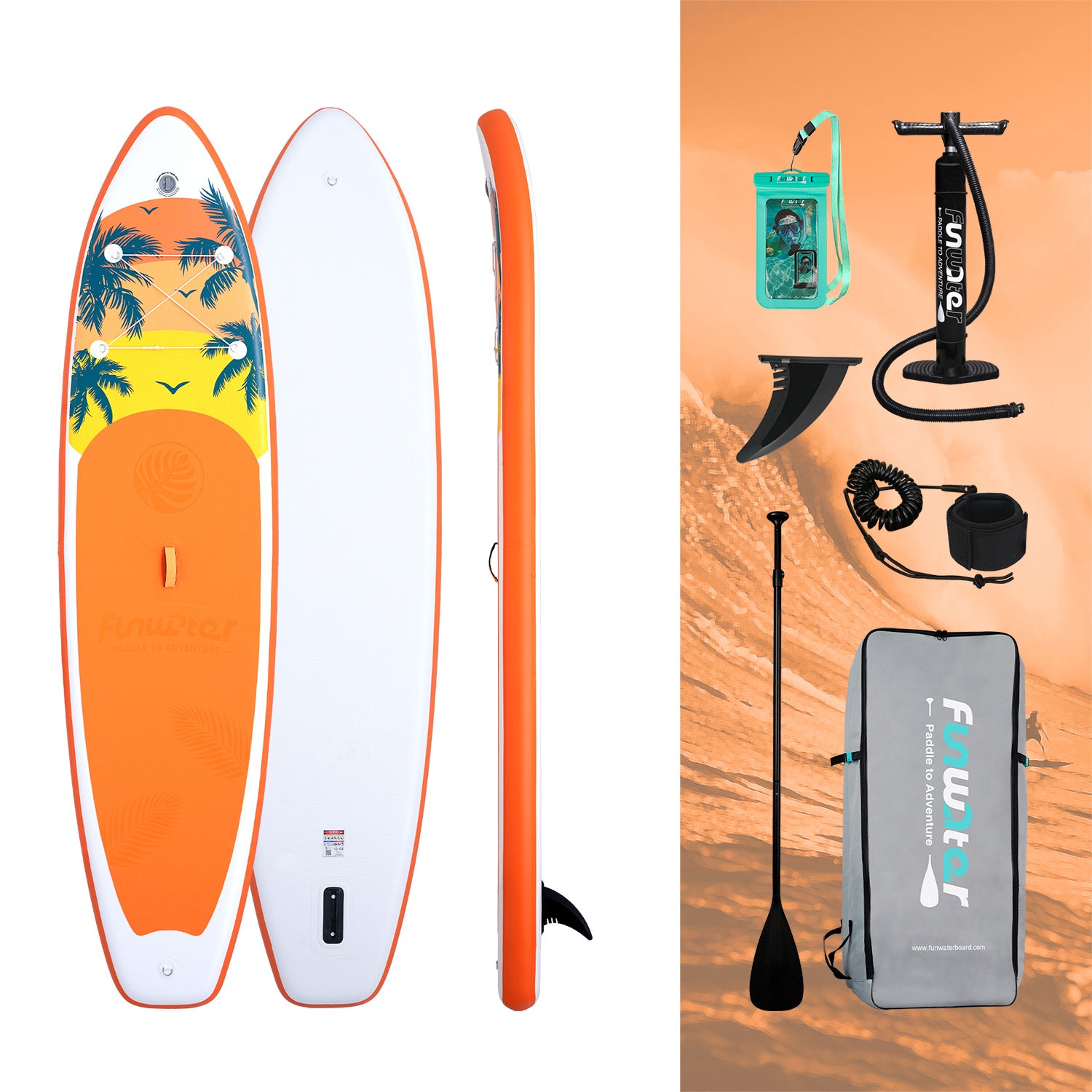 Island Explorer 11' Inflatable Paddle Board | SUP for All Skill Levels