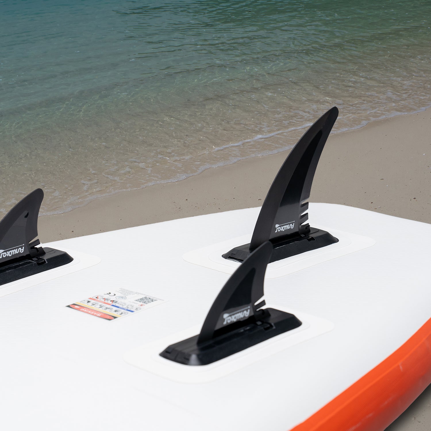 1 Main Fin and 2 Side Fin Set for Flat Base