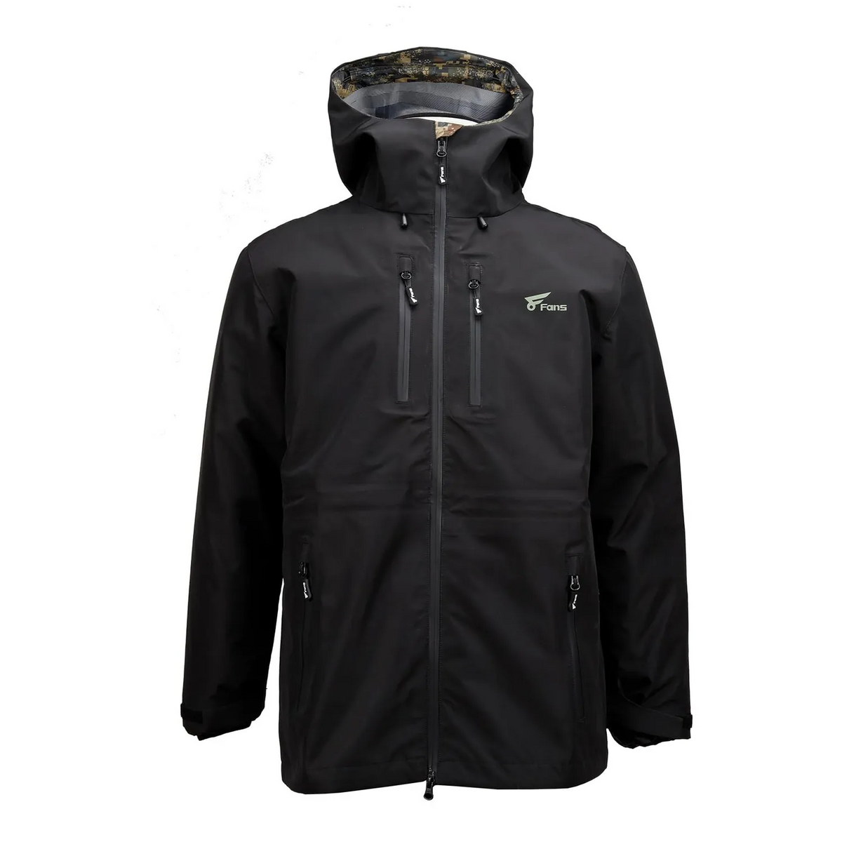 Hooded Softshell Windbreaker Winter Fishing Jacket For Men