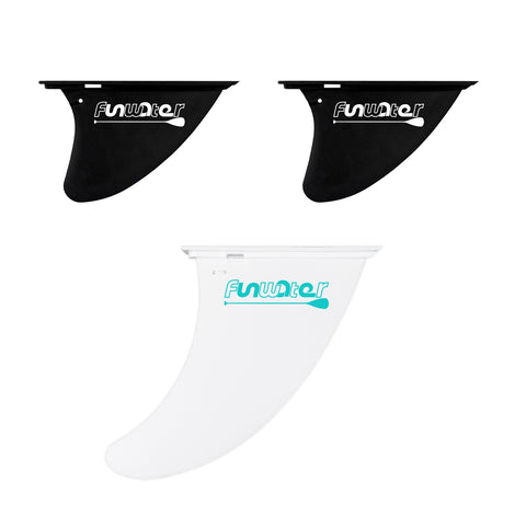 1 Main Fin and 2 Side Fin Set for Flat Base