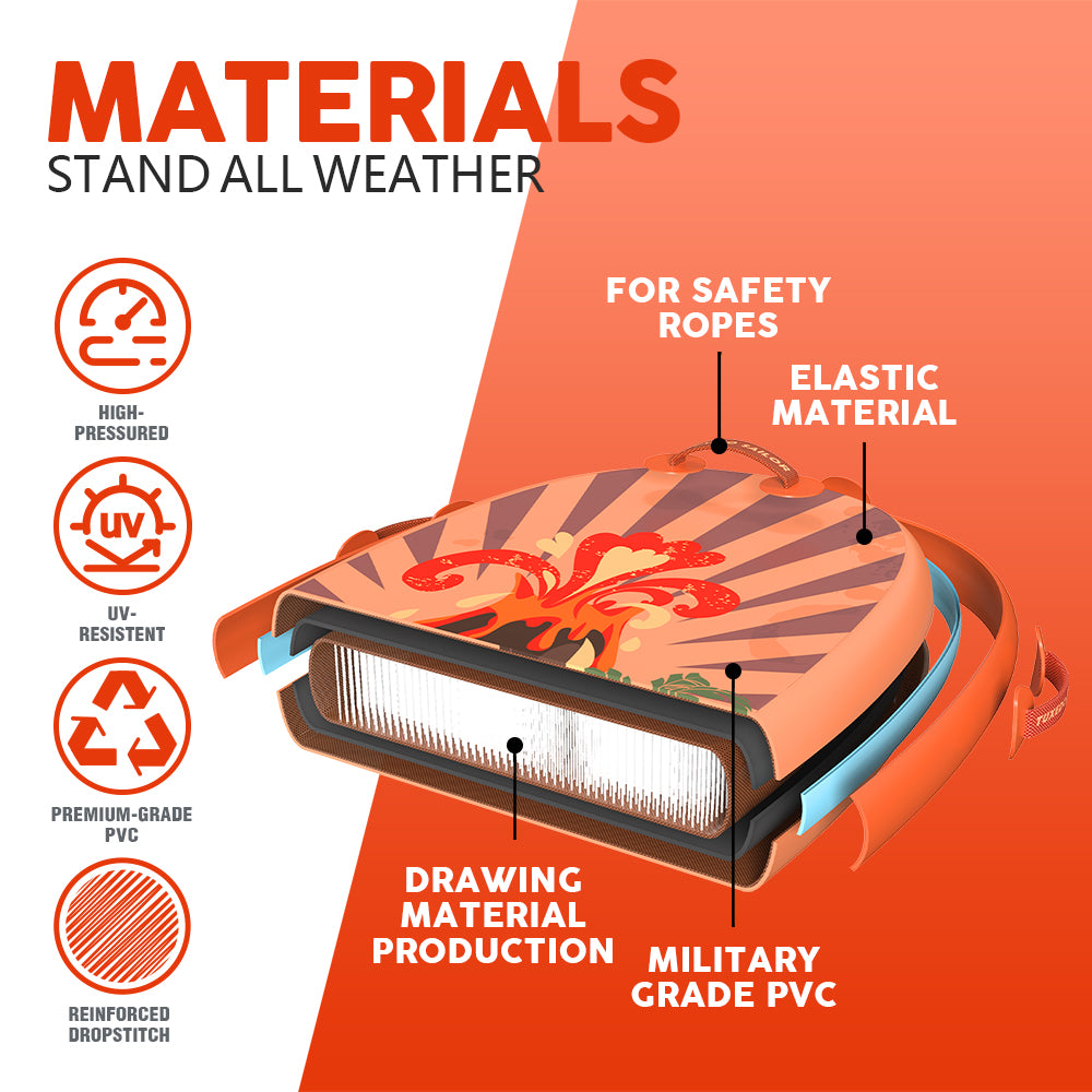 Tuxedo Sailor bodyboard could stand all weather with military grade PVC material