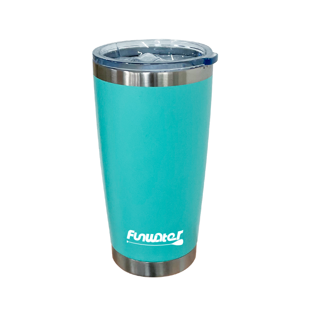 funwater stand up paddle board drinking cup blue color Stainless steel keep warm