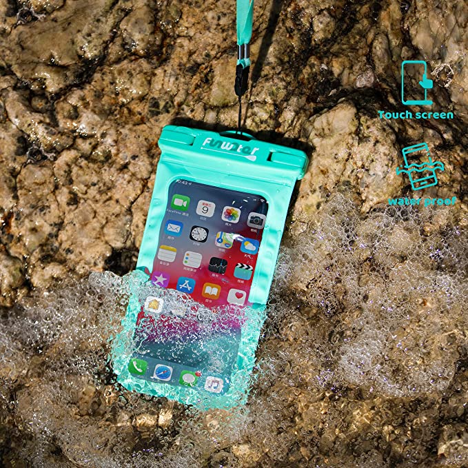 FunWater Universal Waterproof Pouch Cellphone Dry Bag Underwater Case for iPhone 12 11 Pro Max Xs Max XR 8 7 SE 2020 Galaxy S20 and Other Mobile Phones