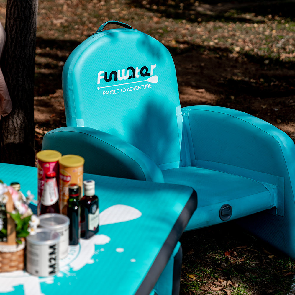 Funwater inflatable sofa blue color