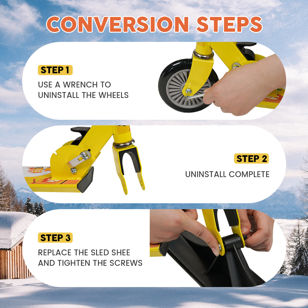 Funwater ski scooter for kids conversion steps