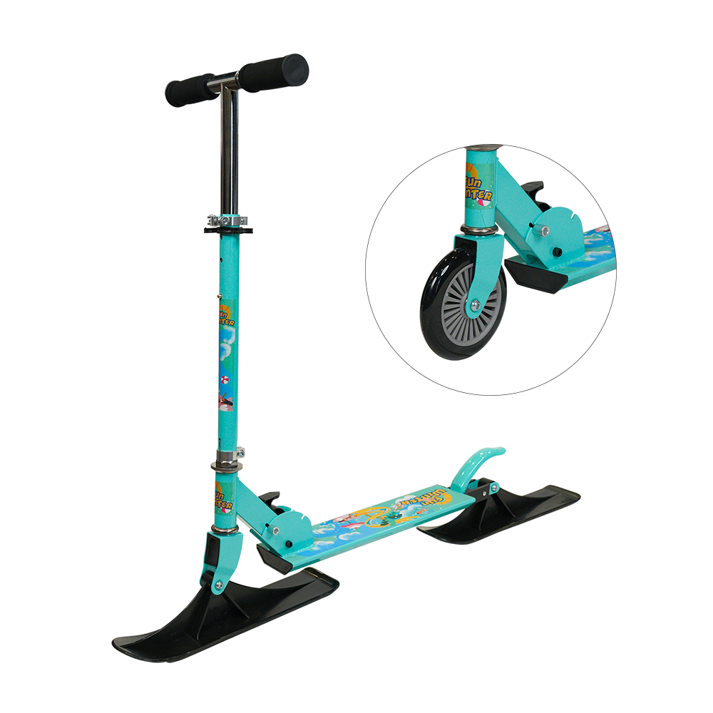 Funwater kids sled ski scooter blue color