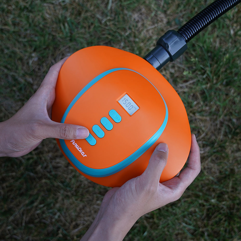 Funwater electric pump for paddle board and other inflatables